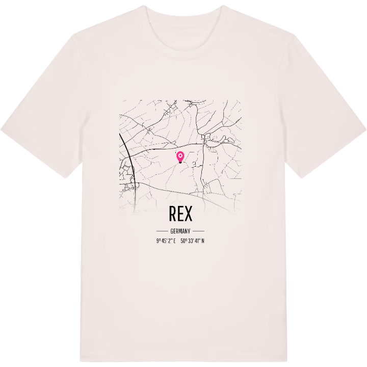 Rex karta t-shirt – t-shirt från PinShirt