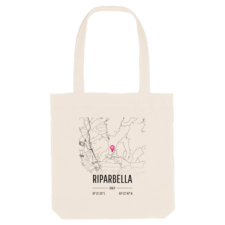 Riparbella karta tygkasse – tygkasse från PinShirt
