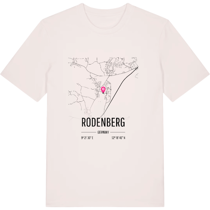 Rodenberg karta t-shirt – t-shirt från PinShirt