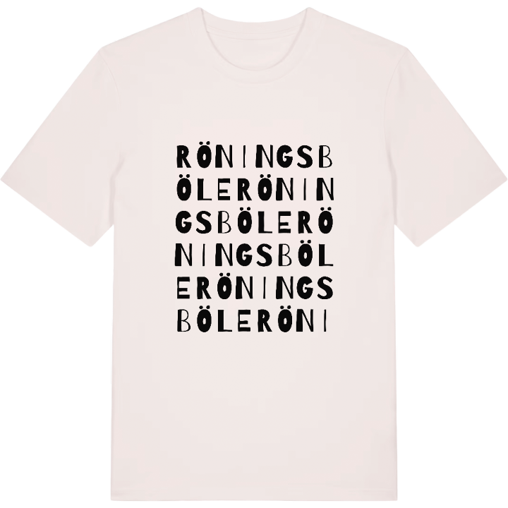 Röningsböle ordlek t-shirt – t-shirt från PinShirt