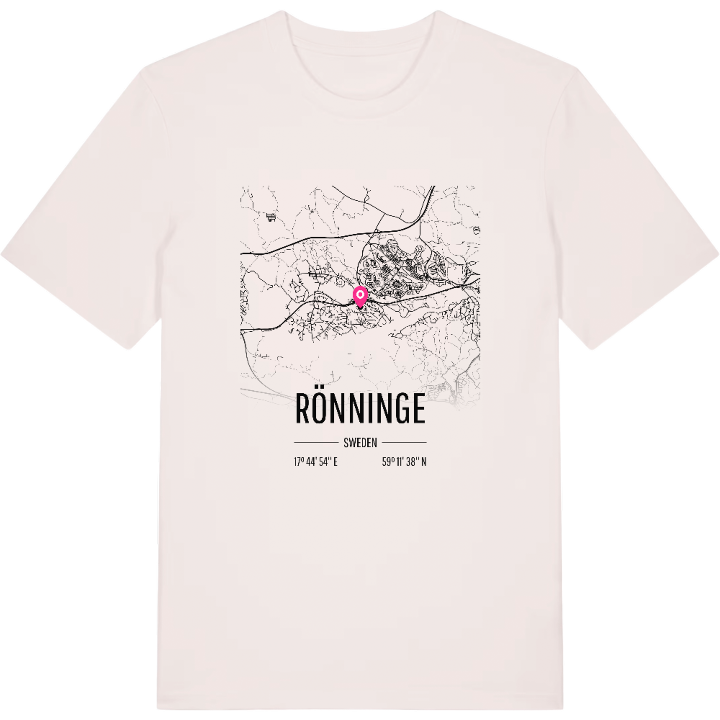 Rönninge karta t-shirt – t-shirt från PinShirt