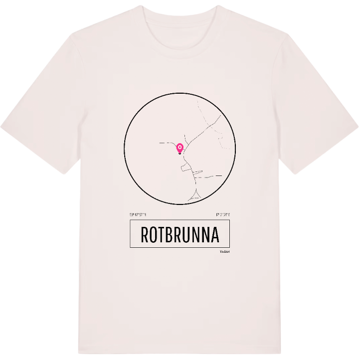 Rotbrunna t-shirt – t-shirt från PinShirt