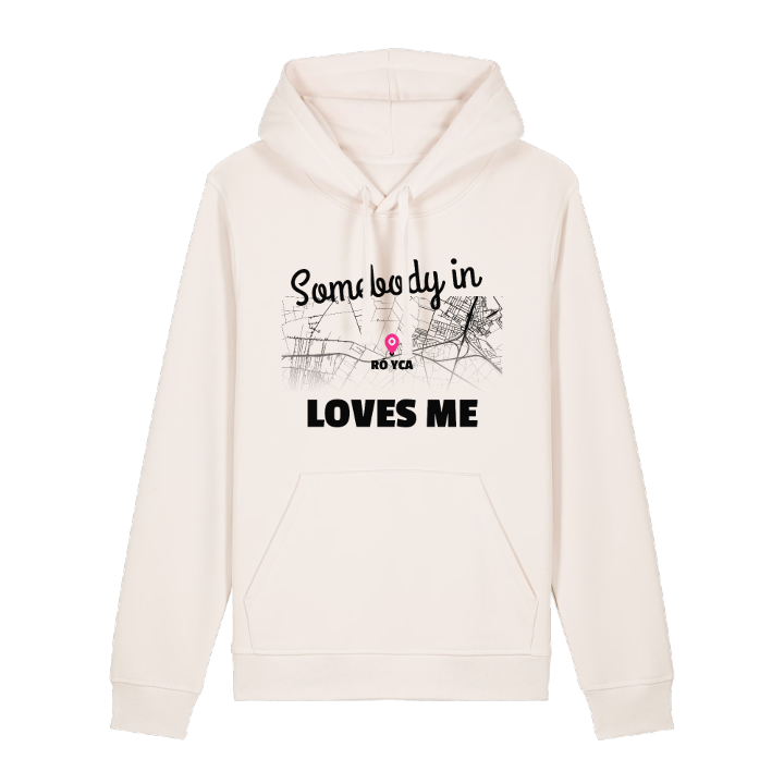Någon i Różyca älskar mig hoodie – hoodie från PinShirt