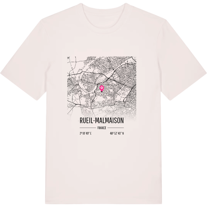 Rueil-Malmaison karta t-shirt – t-shirt från PinShirt