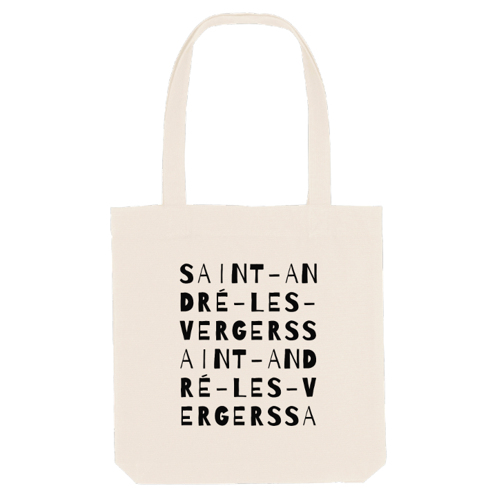 Saint-André-les-Vergers ordlek tygkasse – tygkasse från PinShirt