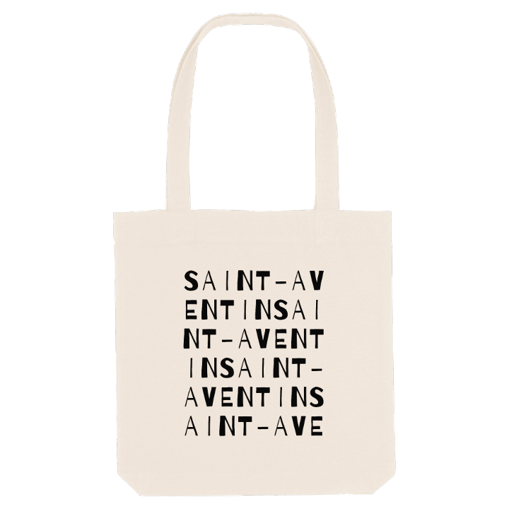 Saint-Aventin ordlek tygkasse – tygkasse från PinShirt