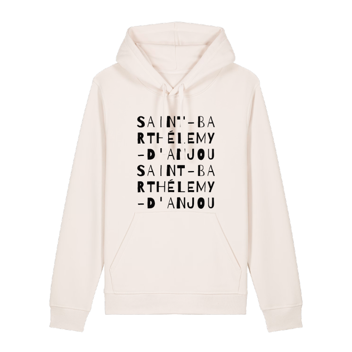 Saint-Barthélemy-d'Anjou ordlek hoodie – hoodie från PinShirt