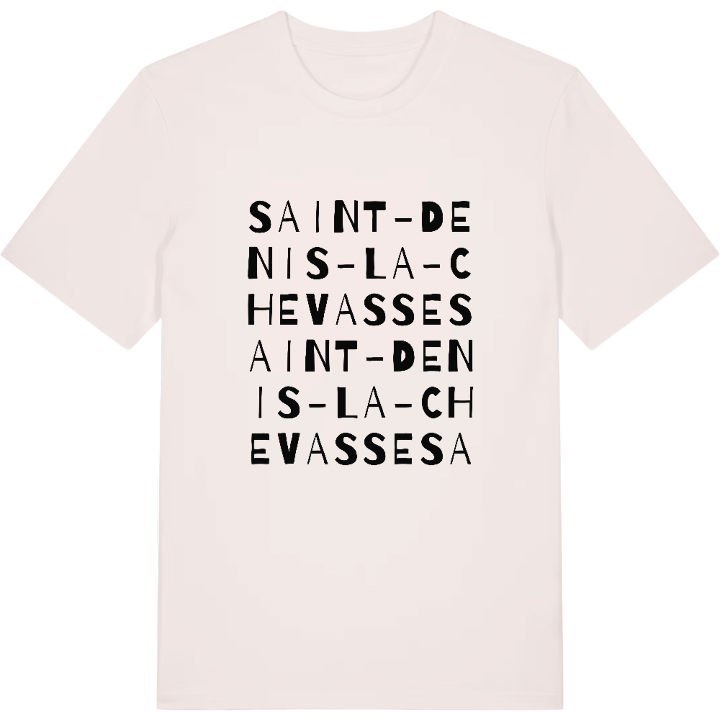 Saint-Denis-la-Chevasse ordlek t-shirt – t-shirt från PinShirt