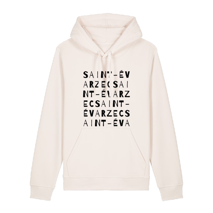 Saint-Évarzec ordlek hoodie – hoodie från PinShirt