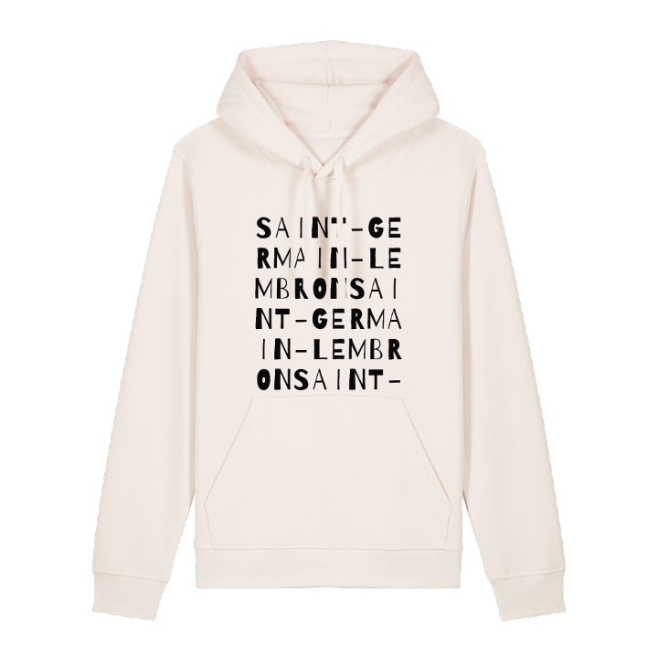 Saint-Germain-Lembron ordlek hoodie – hoodie från PinShirt