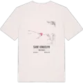 Saint-Gingolph karta t-shirt