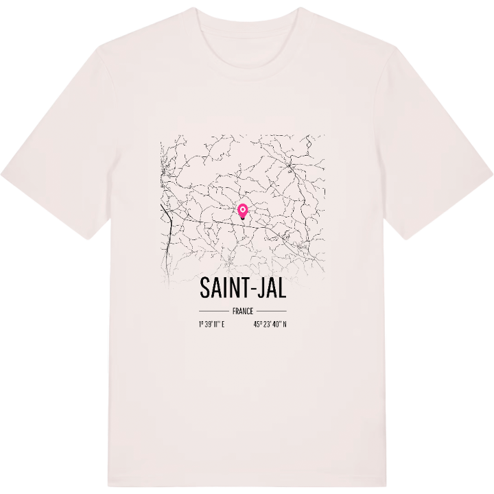 Saint-Jal karta t-shirt – t-shirt från PinShirt