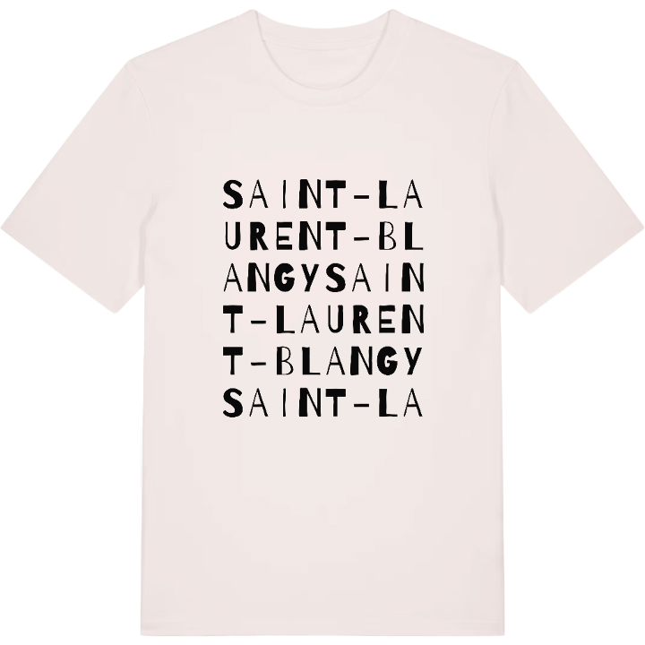 Saint-Laurent-Blangy ordlek t-shirt – t-shirt från PinShirt