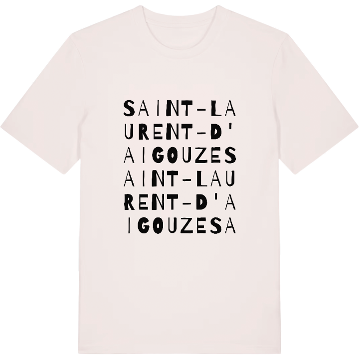 Saint-Laurent-d'Aigouze ordlek t-shirt – t-shirt från PinShirt
