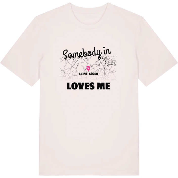 Någon i Saint-Léger älskar mig t-shirt – t-shirt från PinShirt