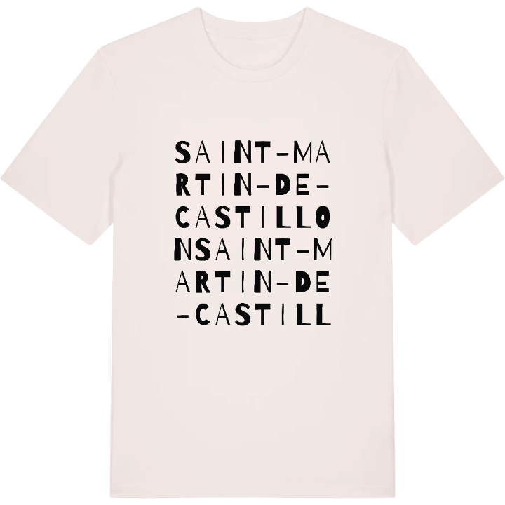 Saint-Martin-de-Castillon ordlek t-shirt – t-shirt från PinShirt