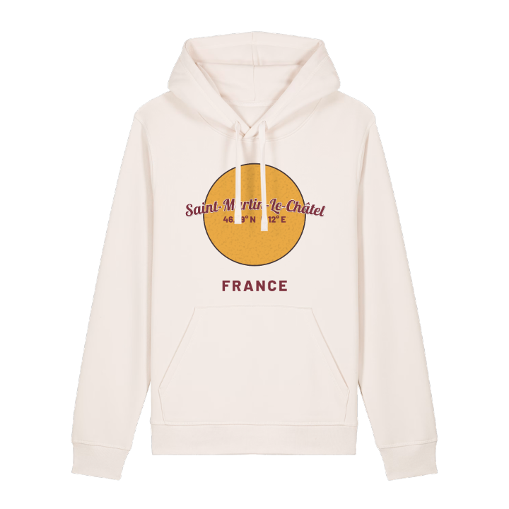 Saint-Martin-le-Châtel cirkel hoodie – hoodie från PinShirt