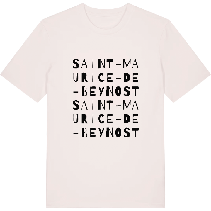 Saint-Maurice-de-Beynost ordlek t-shirt – t-shirt från PinShirt