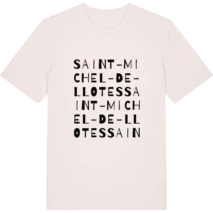 Saint-Michel-de-Llotes ordlek t-shirt – t-shirt från PinShirt