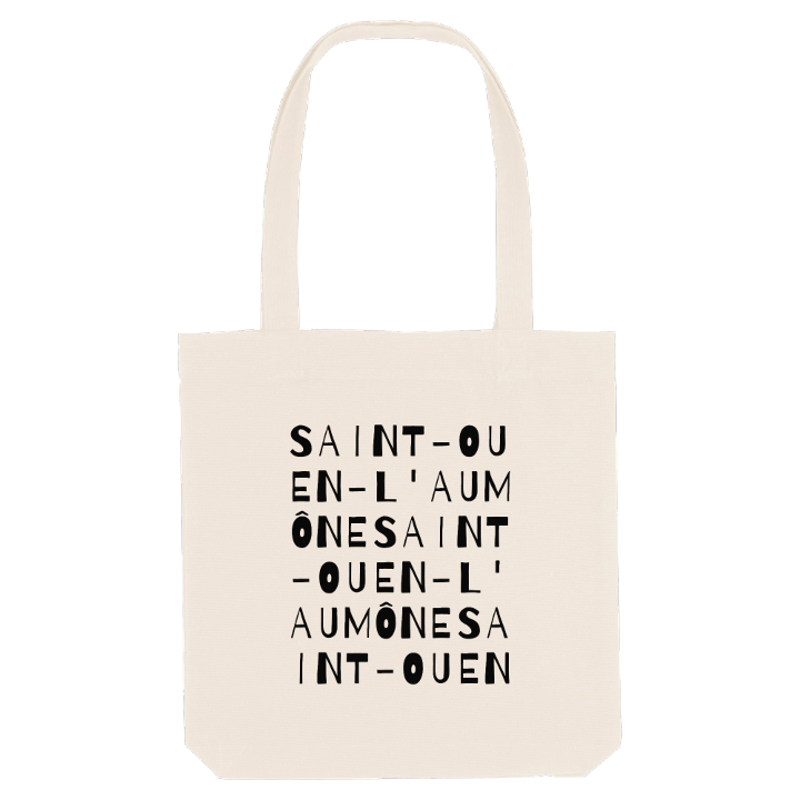 Saint-Ouen-l'Aumône ordlek tygkasse – tygkasse från PinShirt