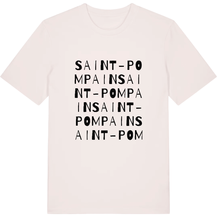 Saint-Pompain ordlek t-shirt – t-shirt från PinShirt