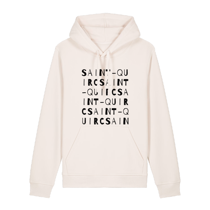 Saint-Quirc ordlek hoodie – hoodie från PinShirt