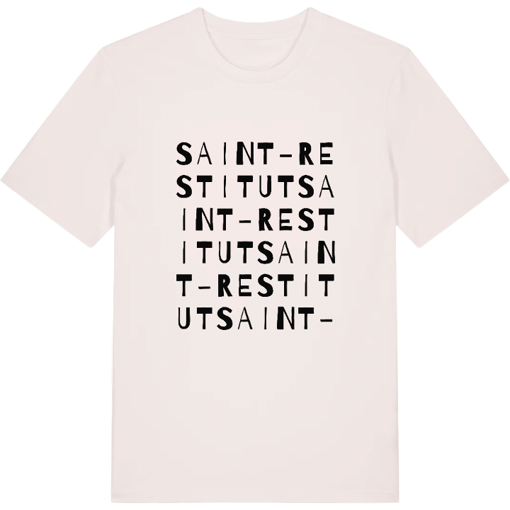 Saint-Restitut ordlek t-shirt – t-shirt från PinShirt