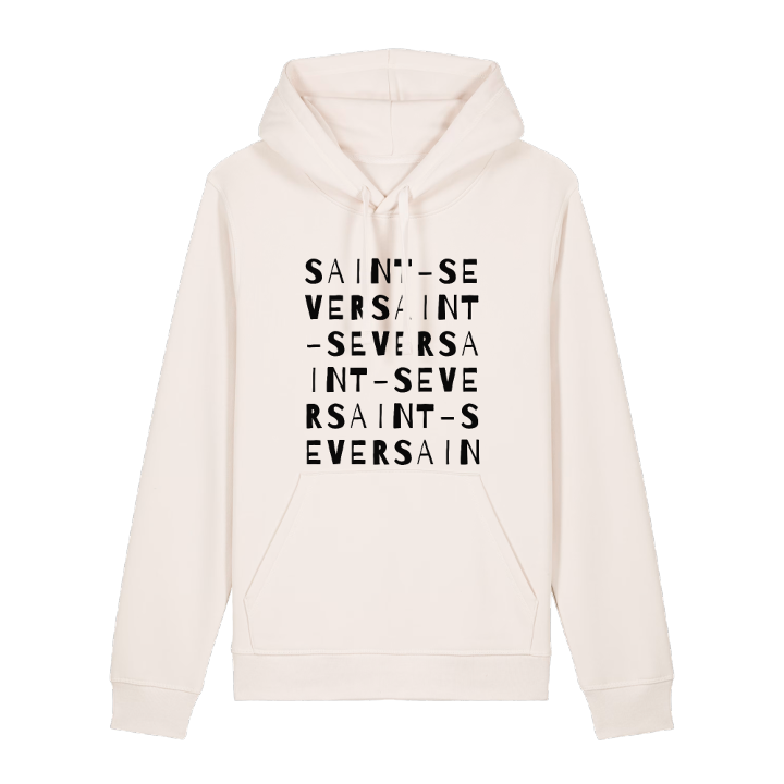 Saint-Sever ordlek hoodie – hoodie från PinShirt