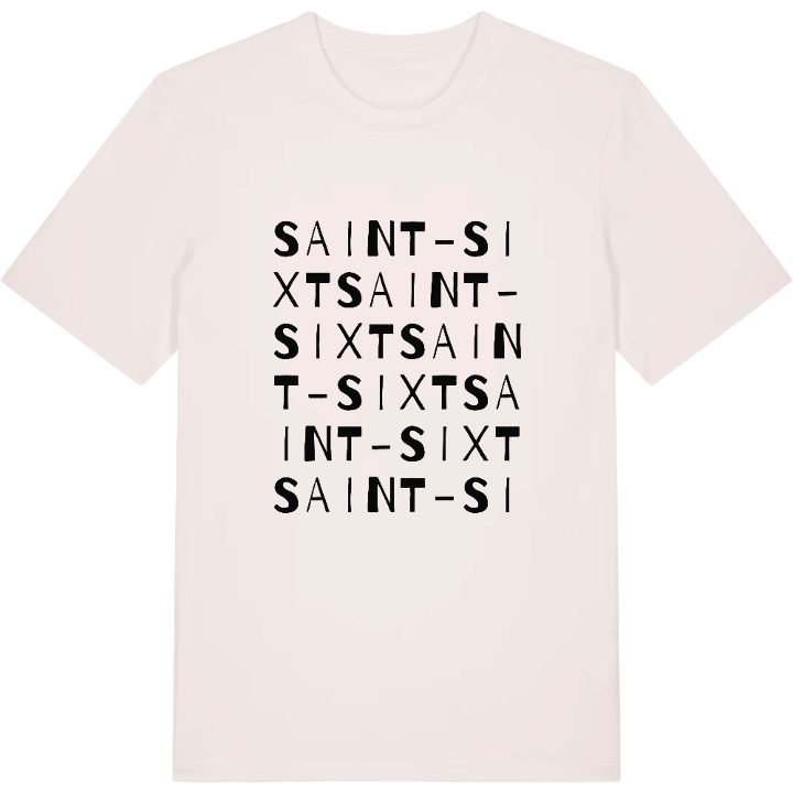 Saint-Sixt ordlek t-shirt – t-shirt från PinShirt