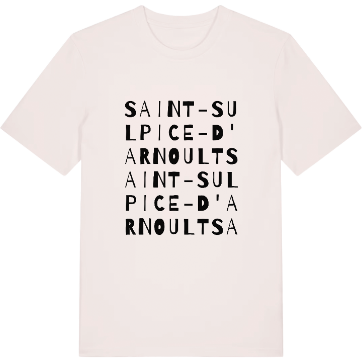 Saint-Sulpice-d'Arnoult ordlek t-shirt – t-shirt från PinShirt
