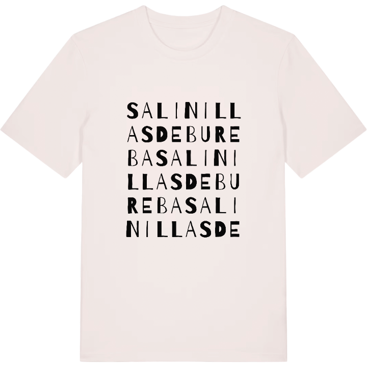 Salinillas de Bureba ordlek t-shirt – t-shirt från PinShirt