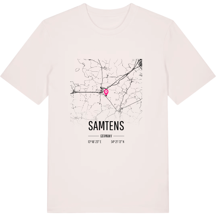 Samtens karta t-shirt – t-shirt från PinShirt