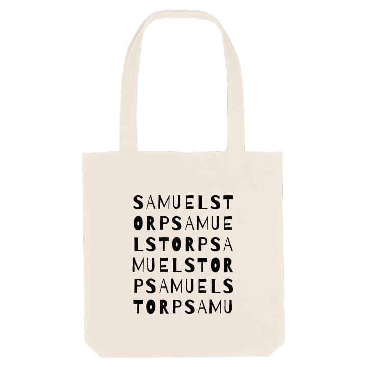 Samuelstorp ordlek tygkasse – tygkasse från PinShirt