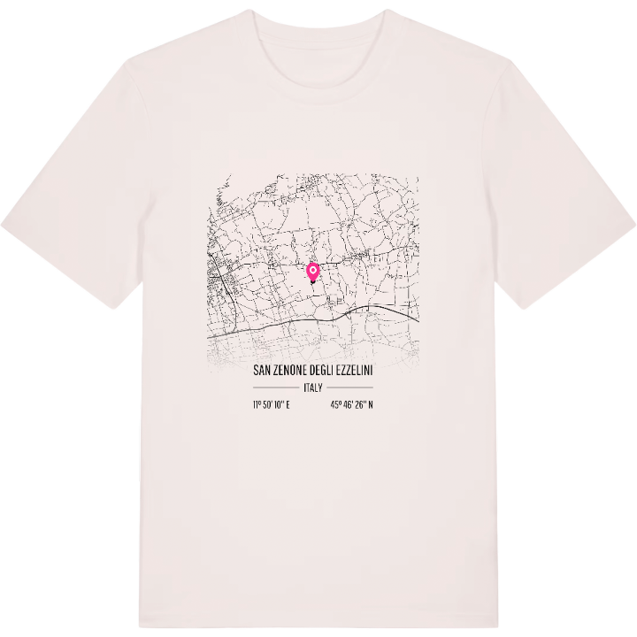 San Zenone degli Ezzelini karta t-shirt – t-shirt från PinShirt
