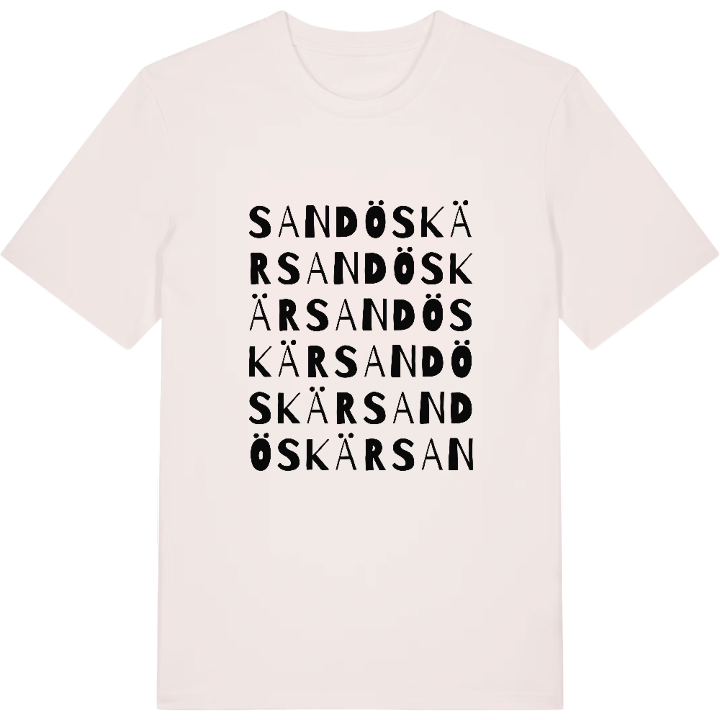 Sandö skär ordlek t-shirt – t-shirt från PinShirt