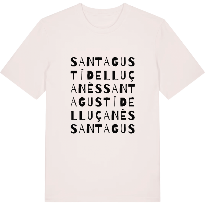 Sant Agustí de Lluçanès ordlek t-shirt – t-shirt från PinShirt