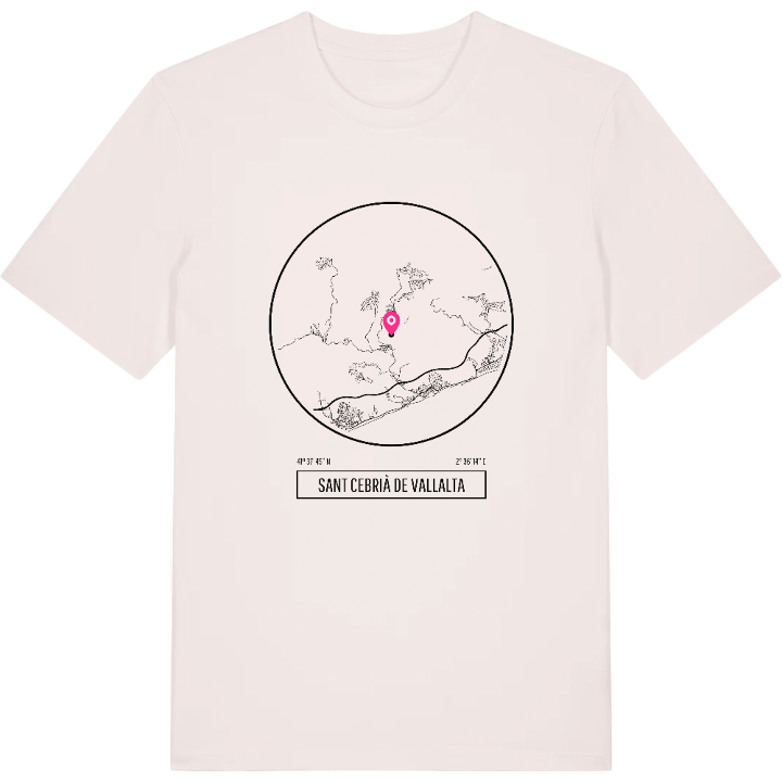 Sant Cebrià de Vallalta t-shirt – t-shirt från PinShirt