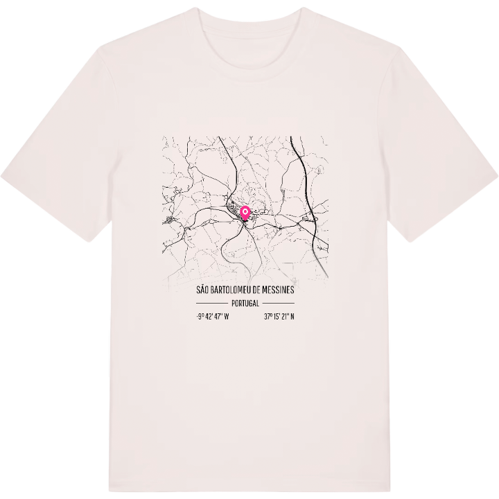 São Bartolomeu de Messines karta t-shirt – t-shirt från PinShirt