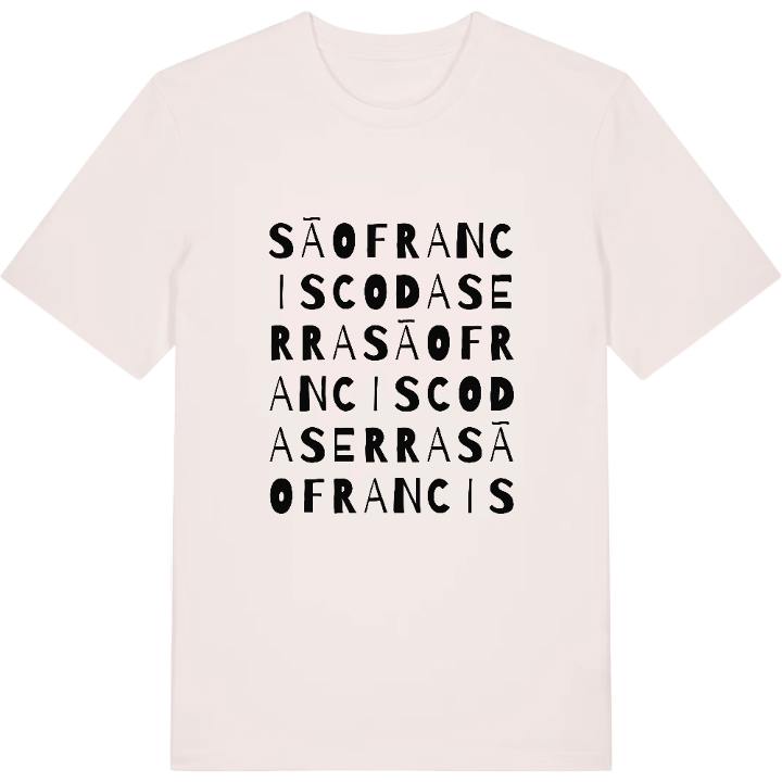 São Francisco da Serra ordlek t-shirt – t-shirt från PinShirt