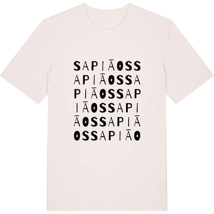 Sapiãos ordlek t-shirt – t-shirt från PinShirt