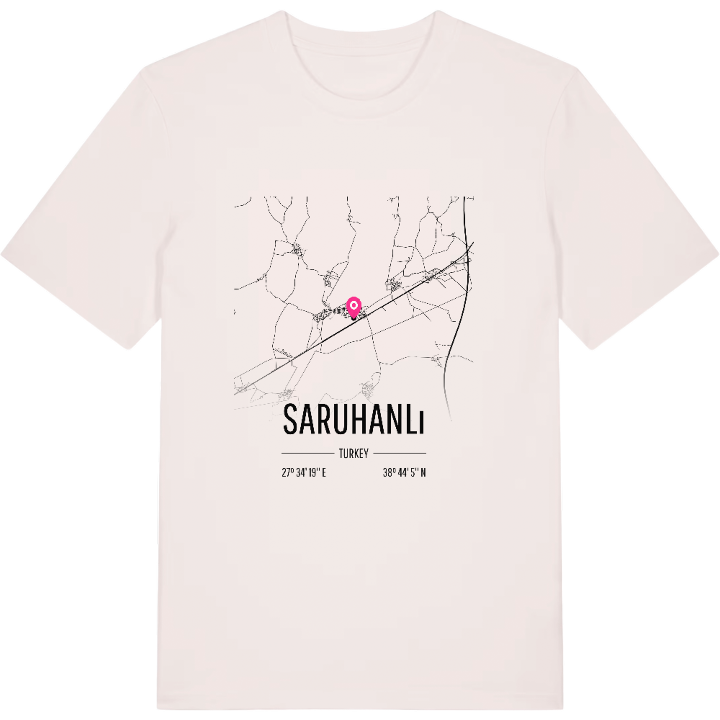 Saruhanlı karta t-shirt – t-shirt från PinShirt