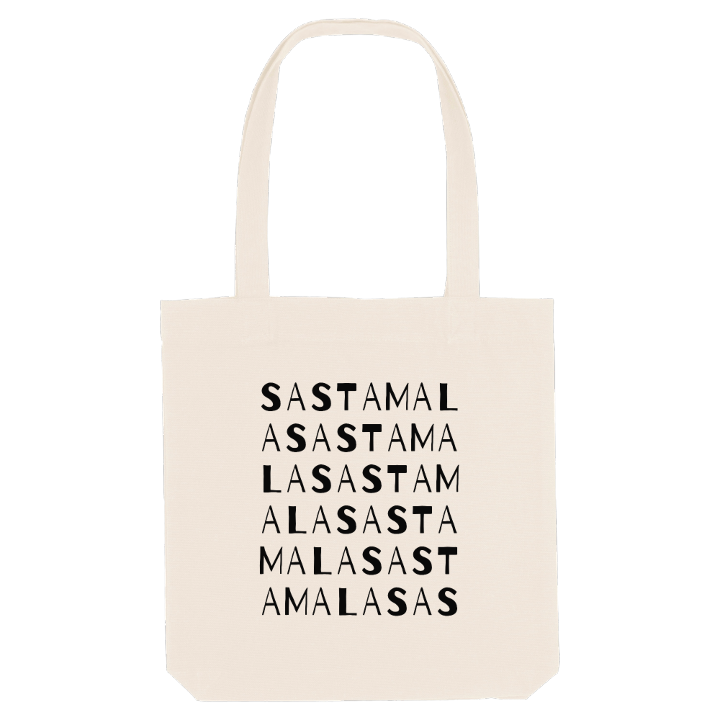 Sastamala ordlek tygkasse – tygkasse från PinShirt