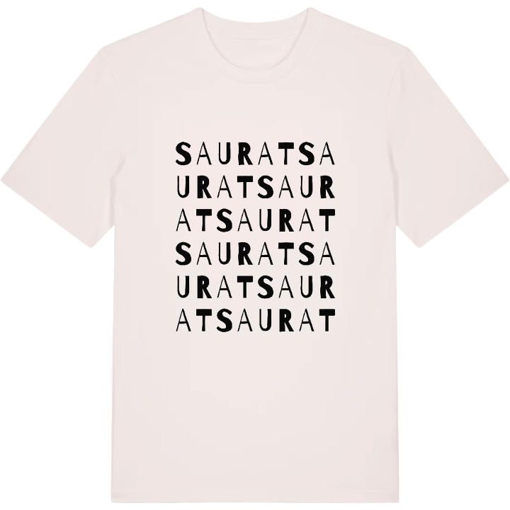 Saurat ordlek t-shirt – t-shirt från PinShirt