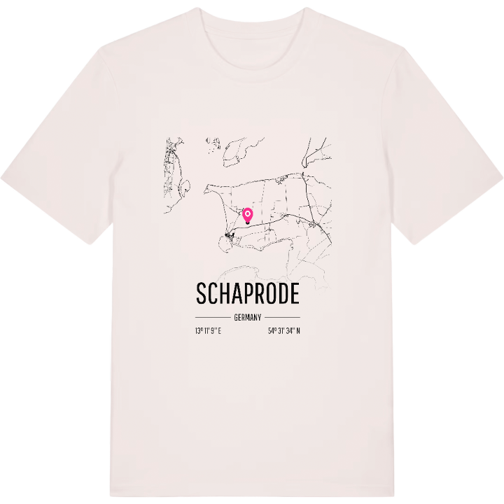 Schaprode karta t-shirt – t-shirt från PinShirt