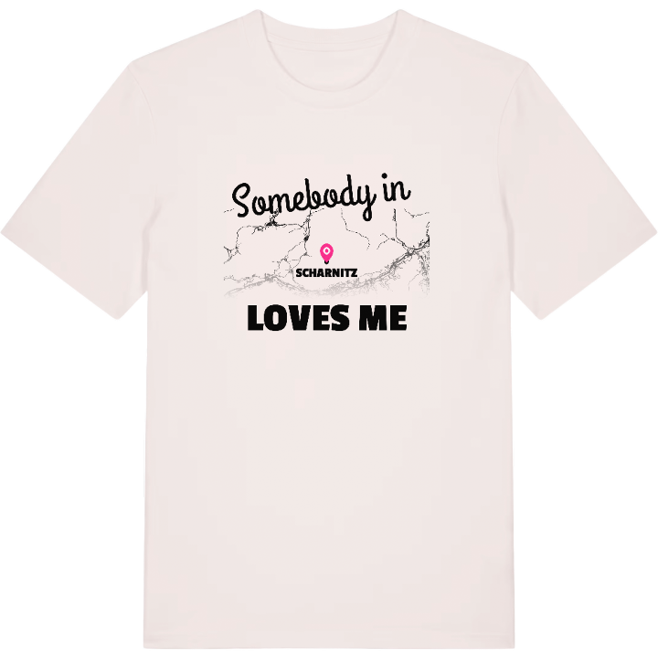Någon i Scharnitz älskar mig t-shirt – t-shirt från PinShirt
