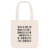 Scheuring ordlek tygkasse