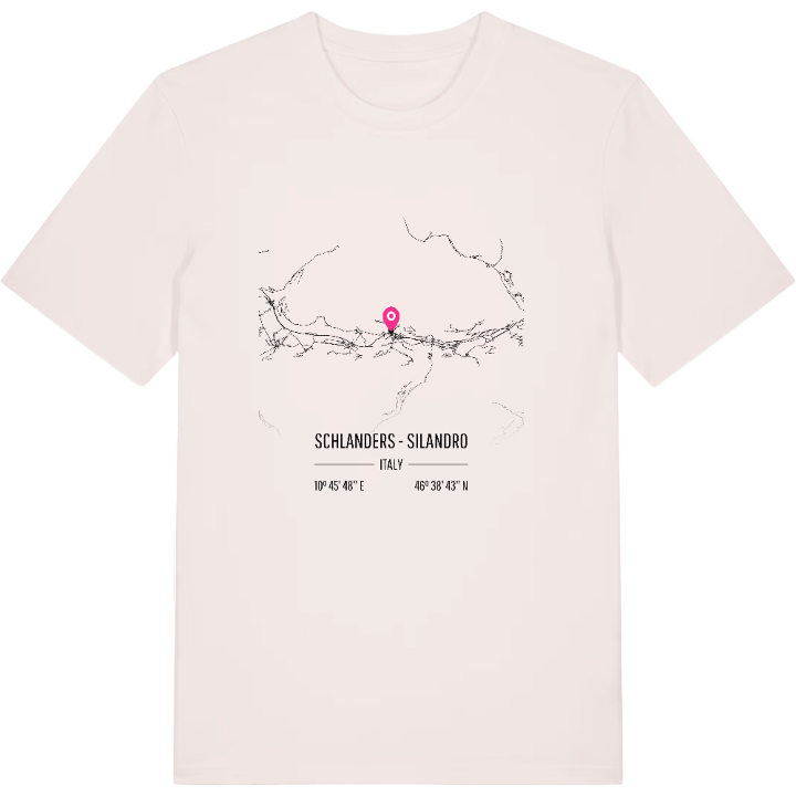 Schlanders - Silandro karta t-shirt – t-shirt från PinShirt