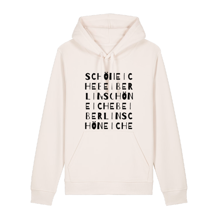 Schöneiche bei Berlin ordlek hoodie – hoodie från PinShirt