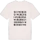 Schwegen ordlek t-shirt