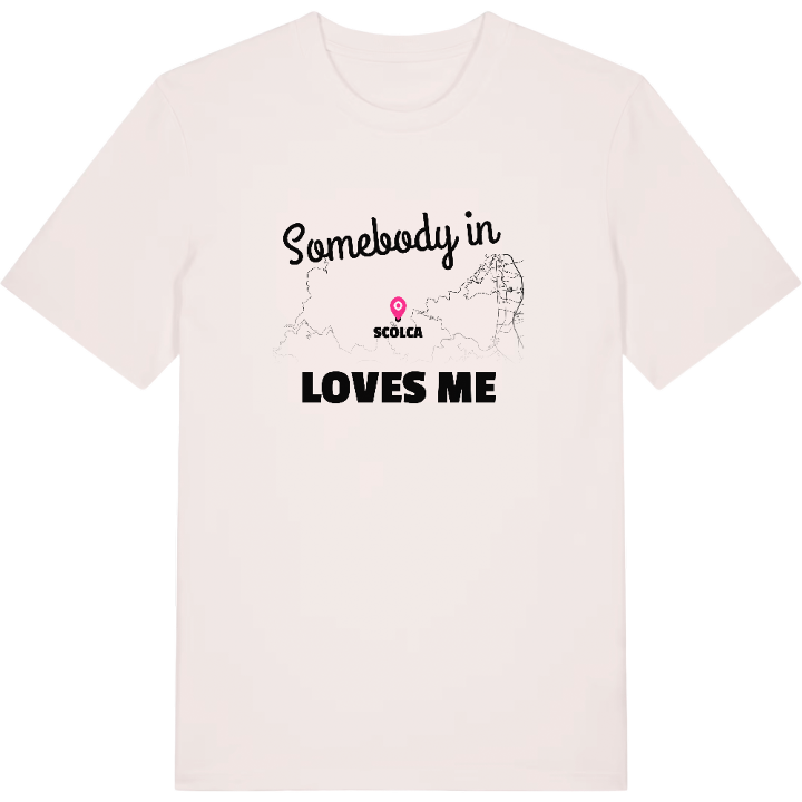 Någon i Scolca älskar mig t-shirt – t-shirt från PinShirt